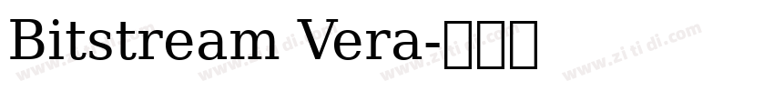 Bitstream Vera字体转换